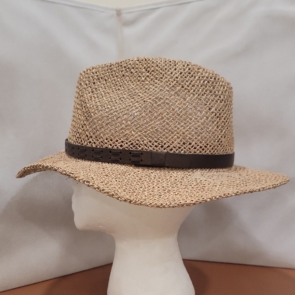 COUNTRY GENTLEMAN FEDORA STRAW HAT (sz Large)
